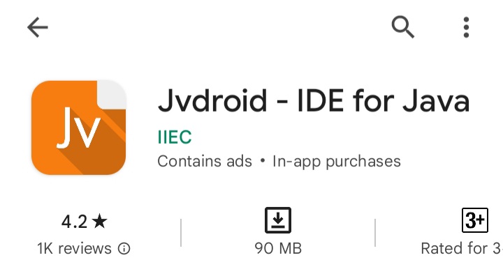 jvdroid ide for java coding in mobile